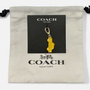 Coach NYC Taxi Charm Yellow NWT
